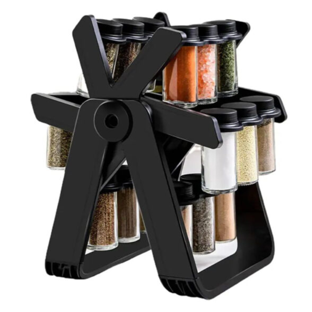 1 18 Jar Rotating Spice Rack - Image 2