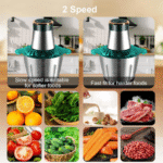 Electric Food Chopper Steel - Image 6