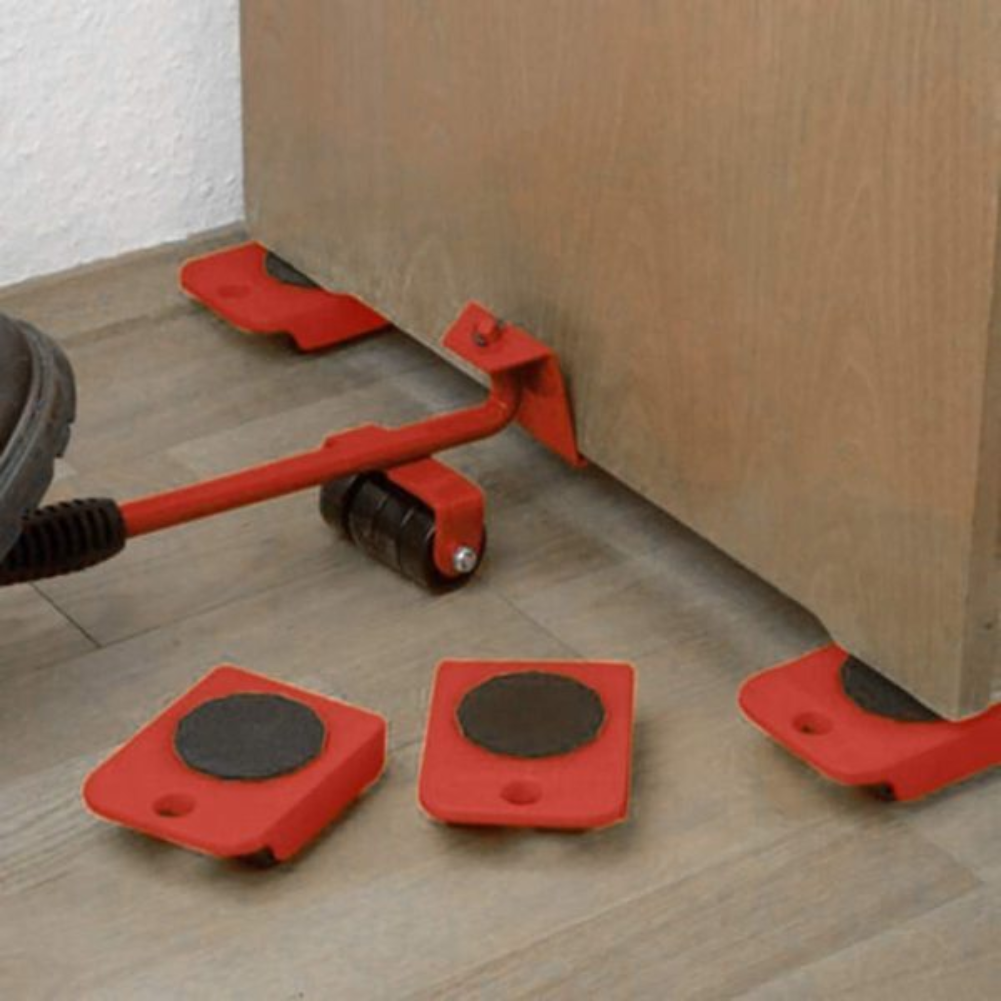 1 Furniture Moving Tool with Red Handle - Image 2