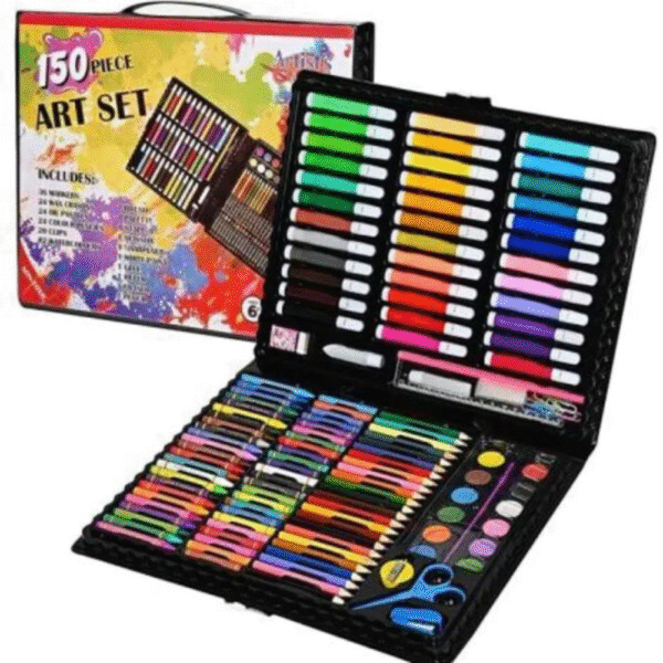 150pcs Kids Art Set with Drawing & Painting Supplies