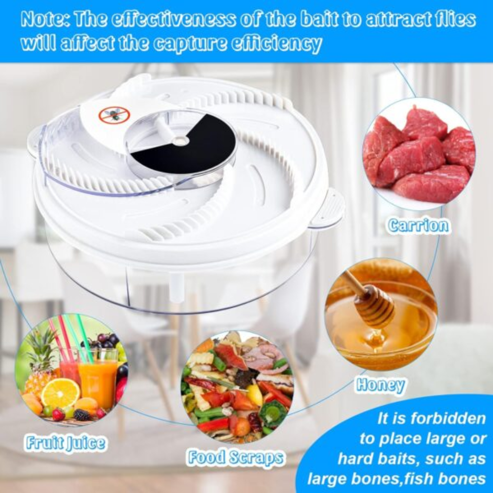 2 Electric Fly Catcher with Rotating Trap and USB Power - Image 3