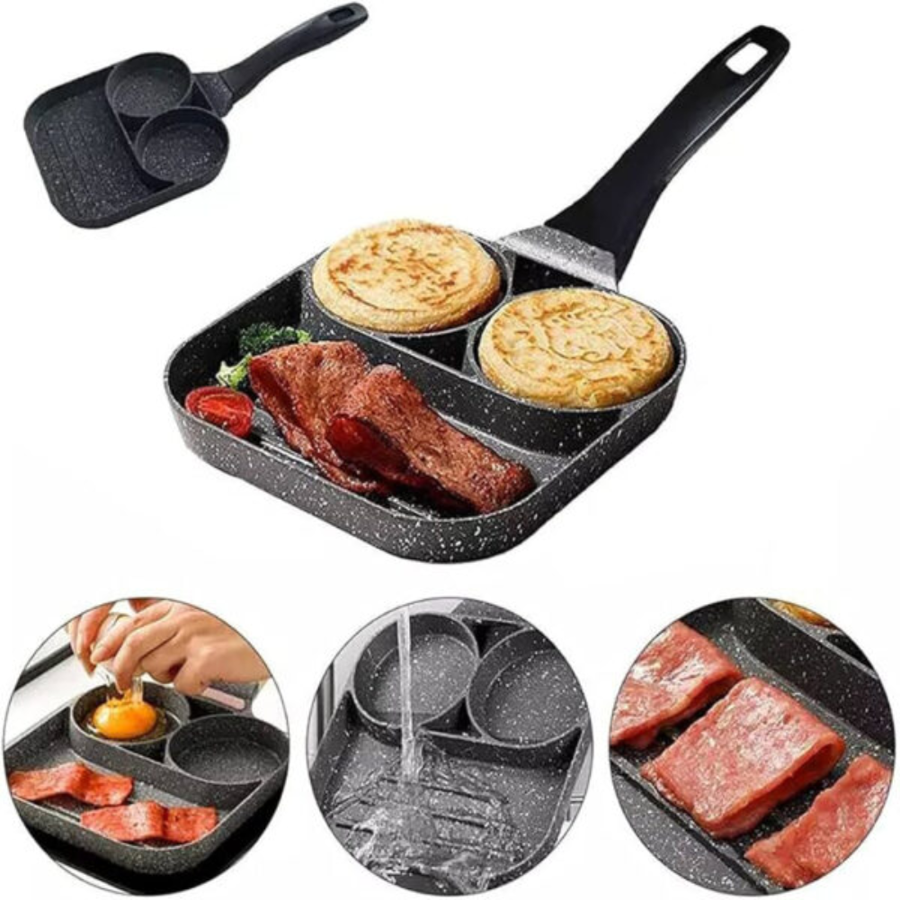 3 2 Hole Frying Pan - Image 4