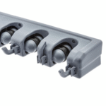Wall Mount Broom Holder with 5 Slots & 6 Hooks - Image 4