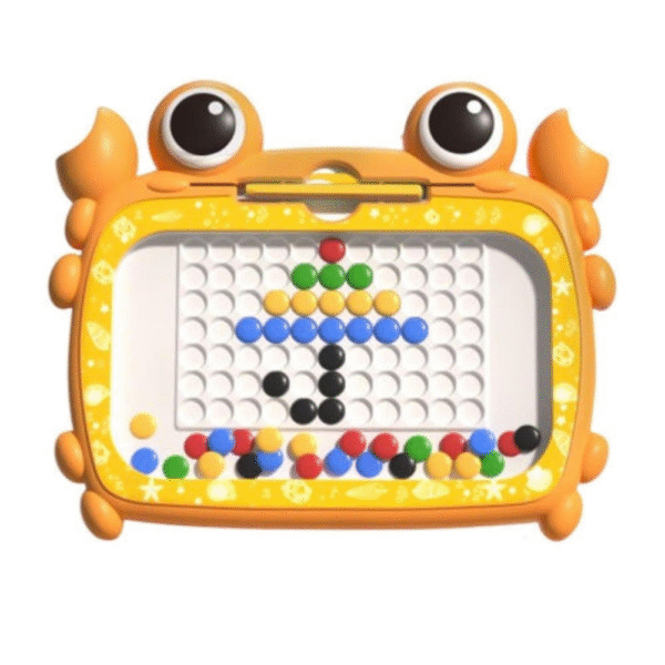 Crab Magnetic Sketch Board for Kids with 20 Pattern Cards