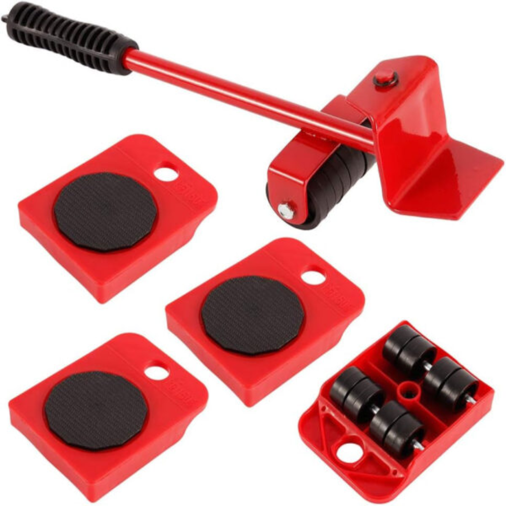 Furniture Moving Tool – Durable Heavy Furniture Lifter with Red Handle Furniture Moving Tool with Red Handle