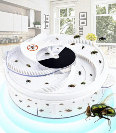 Electric Fly Catcher with Rotating Trap and USB Power