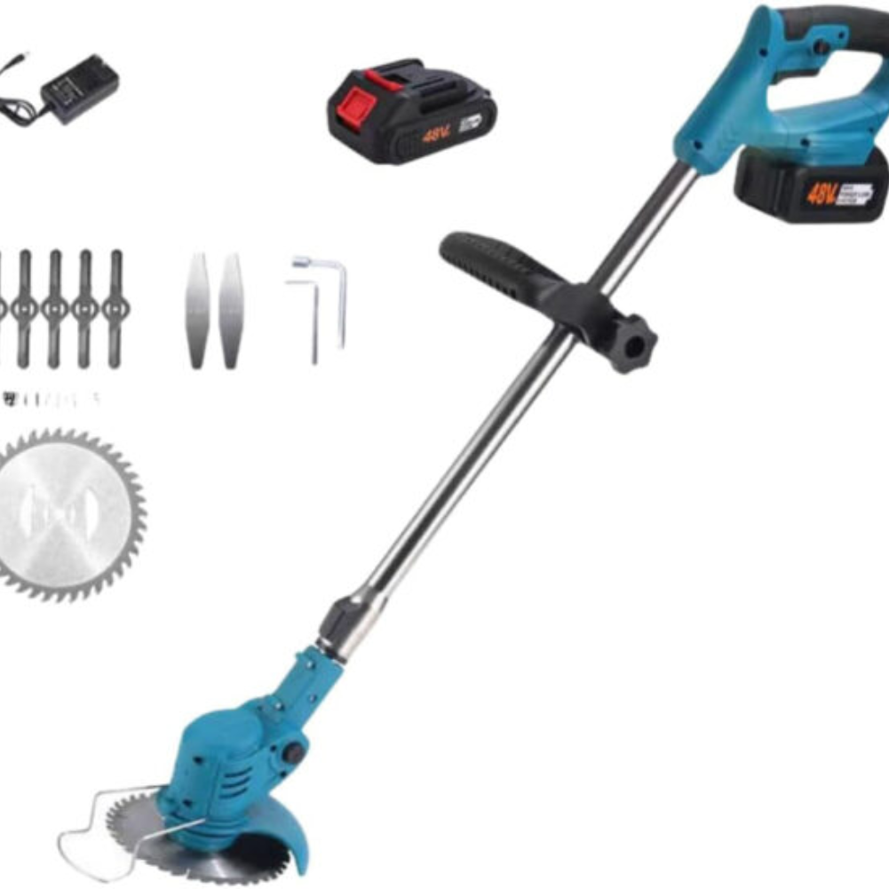 48V Cordless Grass Cutter – Lightweight Lawn Trimmer Cordless Grass Cutter
