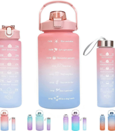 3in1 Motivational Water Bottle