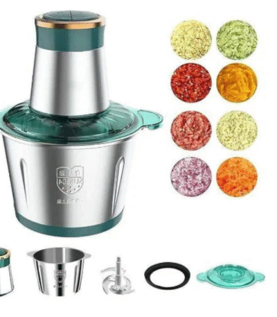 Powered Smart Meat & Food Grinder (2L, 4-Blade)