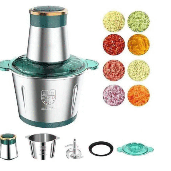 Powered Smart Meat & Food Grinder (2L, 4-Blade)